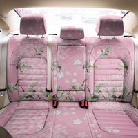Cranes Sakura Floral Pink Pastel Back Car Seat Cover Hawaii Japan Culture LT01 - Polynesian Pride