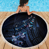 Matariki Paua Shell New Zealand Beach Blanket Haka Dance At The Starry Night