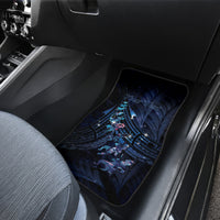 Matariki Paua Shell New Zealand Car Mats Haka Dance At The Starry Night LT01 - Polynesian Pride