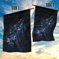 Matariki Paua Shell New Zealand Garden Flag Haka Dance At The Starry Night LT01 - Polynesian Pride