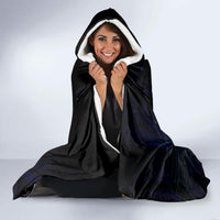 Matariki Paua Shell New Zealand Hooded Blanket Haka Dance At The Starry Night LT01 - Polynesian Pride