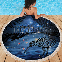 Matariki Kiwi Beach Blanket Silver Fern LT01 - Polynesian Pride