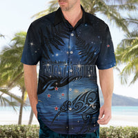 Personalised Matariki Kiwi Hawaiian Shirt Silver Fern LT01 - Polynesian Pride