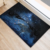 Matariki Kiwi Rubber Doormat Silver Fern LT01 - Polynesian Pride