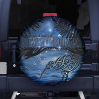 Matariki Kiwi Spare Tire Cover Silver Fern LT01 - Polynesian Pride