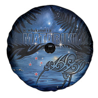 Matariki Kiwi Spare Tire Cover Silver Fern LT01 - Polynesian Pride