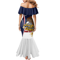 Personalized American Samoa Mermaid Dress Amerika Samoa Bald Eagle