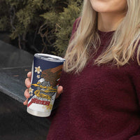 Personalized American Samoa Tumbler Cup Amerika Samoa Bald Eagle