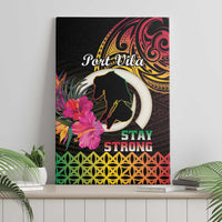 Vanuatu Port Vila Stay Strong Canvas Wall Art Long God Yumi Stanap LT01 - Polynesian Pride