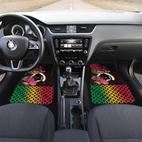 Vanuatu Port Vila Stay Strong Car Mats Long God Yumi Stanap LT01 Set 2pcs - Front Black - Polynesian Pride