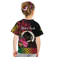 Personalised Vanuatu Port Vila Stay Strong Kid T Shirt Long God Yumi Stanap