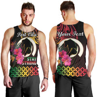 Personalised Vanuatu Port Vila Stay Strong Men Tank Top Long God Yumi Stanap LT01 - Polynesian Pride