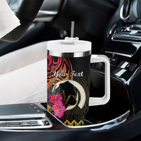 Personalised Vanuatu Port Vila Stay Strong Tumbler With Handle Long God Yumi Stanap LT01 - Polynesian Pride