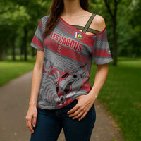 Custom Football 2026 New Caledonia Cross Shoulder Shirt Kagus Come On LT01 - Polynesian Pride