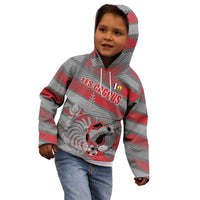 Custom Football 2026 New Caledonia Kid Hoodie Kagus Come On LT01 - Polynesian Pride