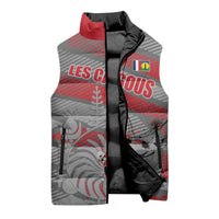 Custom Football 2026 New Caledonia Sleeveless Puffer Jacket Kagus Come On LT01 - Polynesian Pride