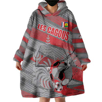 Custom Football 2026 New Caledonia Wearable Blanket Hoodie Kagus Come On LT01 - Polynesian Pride