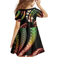 Hawaii Map Kanaka Maoli Family Matching Off Shoulder Maxi Dress and Hawaiian Shirt Fantastic Frangipani Reggae