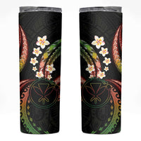 Hawaii Map Kanaka Maoli Skinny Tumbler Fantastic Frangipani Reggae