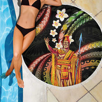 Hawaii King Kamehameha Beach Blanket Fantastic Plumeria Reggae LT01 - Polynesian Pride