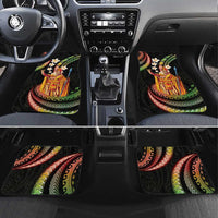 Hawaii King Kamehameha Car Mats Fantastic Plumeria Reggae LT01 Set 4pcs Reggae - Polynesian Pride