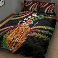 Hawaii King Kamehameha Quilt Bed Set Fantastic Plumeria Reggae LT01 - Polynesian Pride