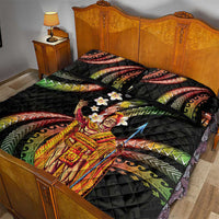 Hawaii King Kamehameha Quilt Bed Set Fantastic Plumeria Reggae LT01 - Polynesian Pride