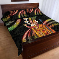 Hawaii King Kamehameha Quilt Bed Set Fantastic Plumeria Reggae LT01 - Polynesian Pride