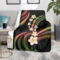 Hawaii Plumeria Reggae Blanket Polynesian Pattern LT01 - Polynesian Pride
