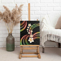 Hawaii Plumeria Reggae Canvas Wall Art Polynesian Pattern LT01 - Polynesian Pride