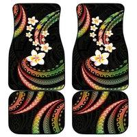 Hawaii Plumeria Reggae Car Mats Polynesian Pattern