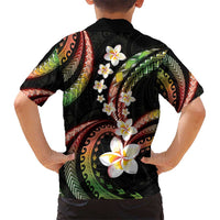Hawaii Plumeria Reggae Hawaiian Shirt Polynesian Pattern LT01 - Polynesian Pride