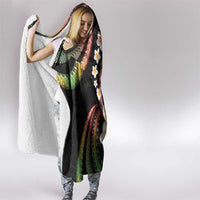 Hawaii Plumeria Reggae Hooded Blanket Polynesian Pattern LT01 - Polynesian Pride