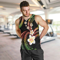 Hawaii Plumeria Reggae Men Tank Top Polynesian Pattern LT01 Reggae - Polynesian Pride