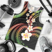 Hawaii Plumeria Reggae Men Tank Top Polynesian Pattern LT01 - Polynesian Pride