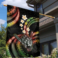 Hawaii Shaka Sign Garden Flag Fantastic Frangipani Reggae
