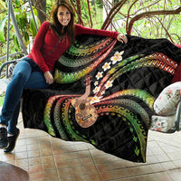 Hawaiian Ukulele Quilt Jawaiian Fantastic Plumeria