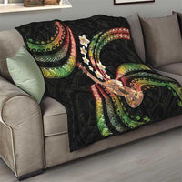 Hawaiian Ukulele Quilt Jawaiian Fantastic Plumeria