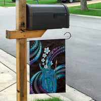 Hawaii King Kamehameha Garden Flag Fantastic Plumeria Amethyst Gradient