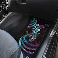 Hawaii Shaka Sign Car Mats Fantastic Frangipani Amethyst Gradient