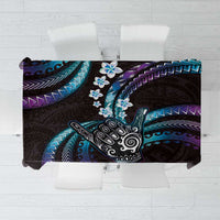 Hawaii Shaka Sign Tablecloth Fantastic Frangipani Amethyst Gradient LT01 Purple - Polynesian Pride