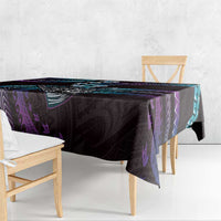 Hawaii Shaka Sign Tablecloth Fantastic Frangipani Amethyst Gradient LT01 - Polynesian Pride