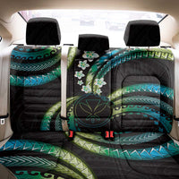 Hawaii Map Kanaka Maoli Back Car Seat Cover Fantastic Frangipani Chartreuse Cyan