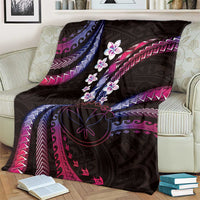 Hawaii Map Kanaka Maoli Blanket Fantastic Frangipani Sweet Dream