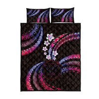 Hawaii Map Kanaka Maoli Quilt Bed Set Fantastic Frangipani Sweet Dream