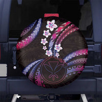 Hawaii Map Kanaka Maoli Spare Tire Cover Fantastic Frangipani Sweet Dream
