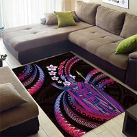 Hawaii King Kamehameha Area Rug Fantastic Plumeria Sweet Vibes