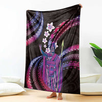 Hawaii King Kamehameha Blanket Fantastic Plumeria Sweet Vibes