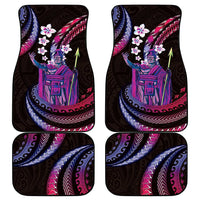Hawaii King Kamehameha Car Mats Fantastic Plumeria Sweet Vibes