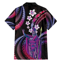 Hawaii King Kamehameha Family Matching Off Shoulder Maxi Dress and Hawaiian Shirt Fantastic Plumeria Sweet Vibes